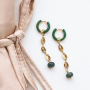 Earrings inspiration with colourful earrings creole