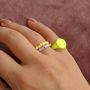 Assemble your own collection of rings with these brass metal rings