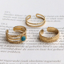 This is the way to combine stainless steel rings