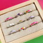 This is how you wear these bright coloured stainless steel rings