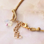 Get creative and create bracelets and necklaces with letter beads