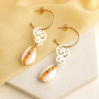 This way you can use shell pendants in your jewellery collection