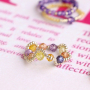 How to make rings with zirconia beads