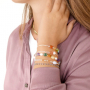 How to make a bracelet collection with natural stone beads