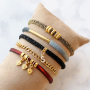 New ideas! Create a bracelet collection with elastic Ibiza ribbon