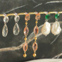 Tips for creating earrings using crystal glass earrings