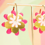 New series Polaris pendants flowers and stainless steel charms flowers