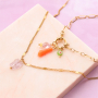Jewellery inspiration with colourful Resin Mano fico pendants