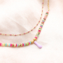 Jewellery inspiration with colourful Resin Mano fico pendants