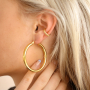 This is how to combine ready-made stainless steel earrings