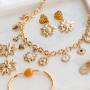 Get creative with stainless steel charms in flower shape