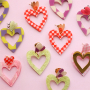 Create stylish earrings with resin pendants and stainless steel charms