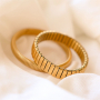 Mix & match stainless steel bangle bracelets