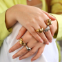 Inspiration time with our stainless steel earrings and rings