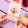 Inspiration time with ribbon text and unique jewellery cards