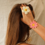 Design necklaces, earrings, and rings with raffia pendants and findings