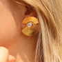 Mix and match stainless steel earrings