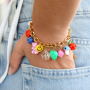 Colourful jewellery inspiration with acrylic beads