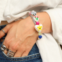 Create eye-catching jewellery with hand-painted imitation pearls