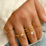 Create unique combinations with our new stainless steel rings