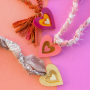 Get inspired by the diversity of silk sari ribbon and DQ metal sliders