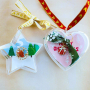 Create unique gifts with organza bags and elegant ornaments