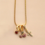 Design trendy jewellery with brass TQ metal charms and locks