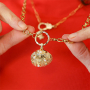 Design trendy jewellery with brass TQ metal charms and locks