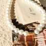 Trendy sparkling glass bead pearl collection