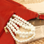 Trendy sparkling glass bead pearl collection