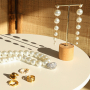 Trendy sparkling glass bead pearl collection