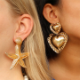 Combine trendy earrings with unique jewellery cards