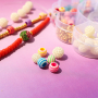 Cheerful bracelet inspiration with acrylic beads