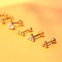 Inspiration time with stainless steel ear piercings