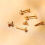 Inspiration time with stainless steel ear piercings