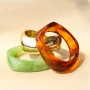 Get inspired with resin and metal bracelets