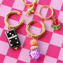 Jewellery making with glass beads and ceramic beads