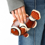 Create a beautiful collection with leather purses and keychains