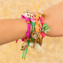 Inspiration with shell beads and elastic cord
