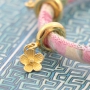 Trendy soft coloured jewellery and accessories with crackled opal glassbeads