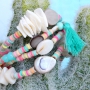Summer jewellery made of katsuki beads