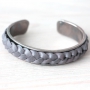 You can personalize these trendy bracelets by choosing which 5 or 10mm flat leather or cord you use!