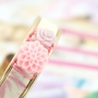 Trendy jewellery with flowerdesign