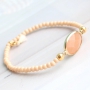 Musthave bracelets in pastel colours with opaque glassbeads 