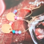 With our natural top glass faceted beads you can make beautiful jewellery in a happy style!!