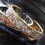 Beautiful bracelets with Crystal Diamond Tape and Crystal glitter tape for a sparkly glitter look!