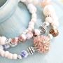 Be the queen of the night and create trendy jewellery with our melange glass beads!