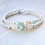 Create a happy summer look with our pearl glitter glass beads and DQ metal beads&hellip;