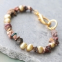 Wow! Trendy jewellery in gold, made with sale items!