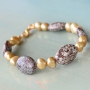 Wow! Trendy jewellery in gold, made with sale items!